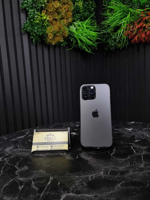 Noble Amanet - iPhone 14 Pro Max, Space Black, 256 GB, Bat:100% Ca nou