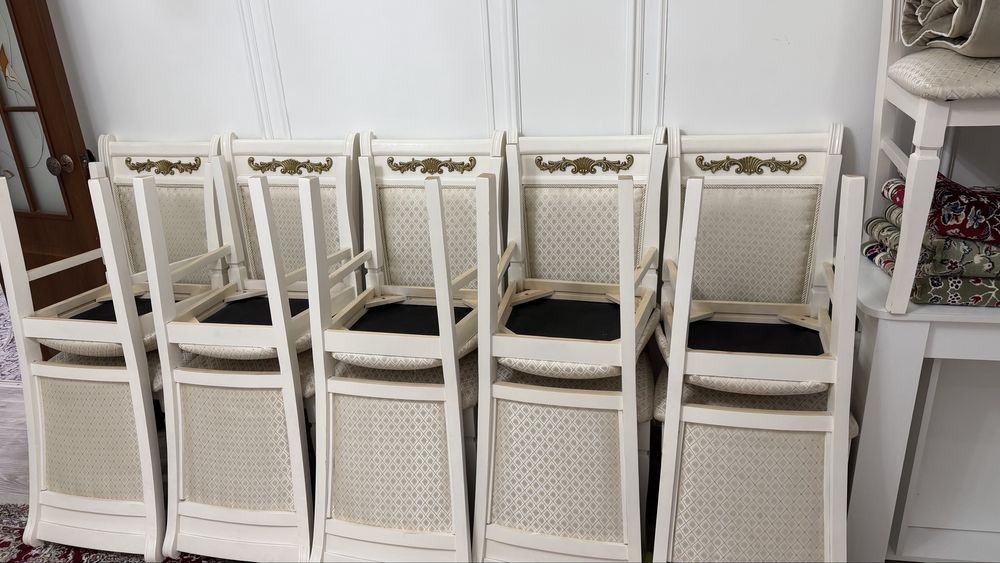 Стол 1*3 метр стуля 12 шт