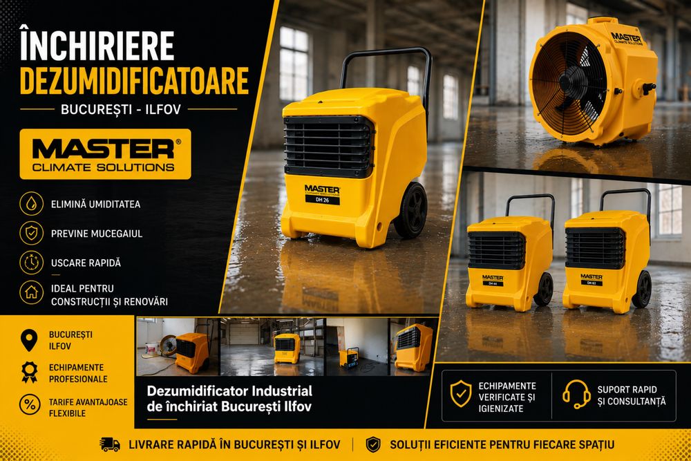 Inchiriez Dezumidificatoare Profesionale MASTER Bucuresti Ilfov