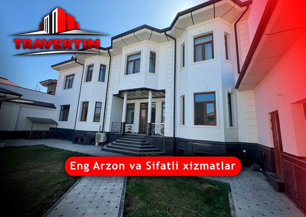 Travertin narxi arzon | Travertin fasad | Travertin ustalari