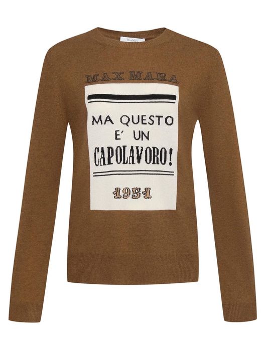 Max Mara емблематичен пуловер