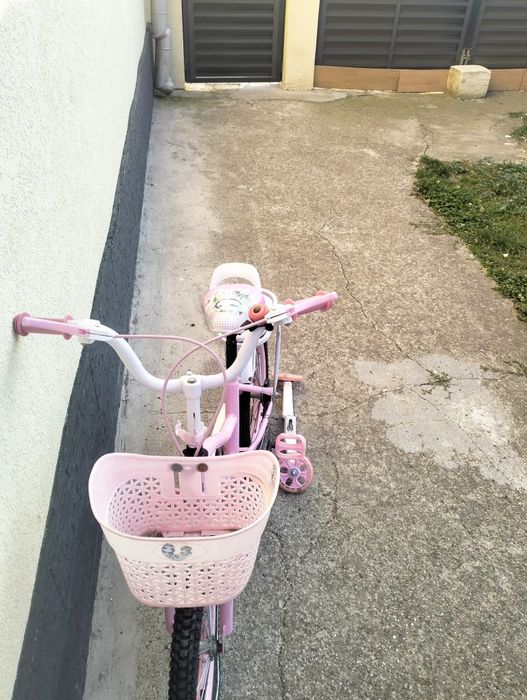 Bicicleta copii (roz)