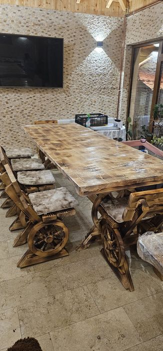 Foisoare mese si fantanite rustice