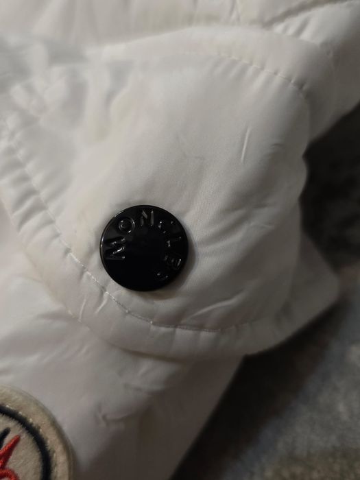 Geaca Mon_cler alba (marime: M)