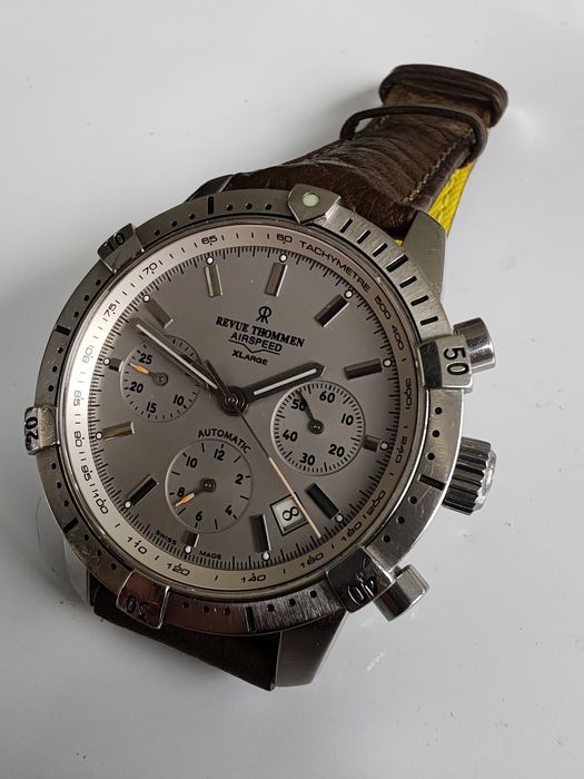 Ceas Revue Thommen Airspeed Automatic Chronograph 41 mm Funcționează e