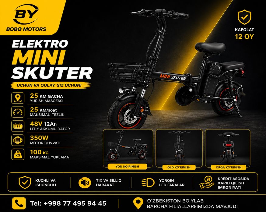 Mini Skuter-Bobo Motors
