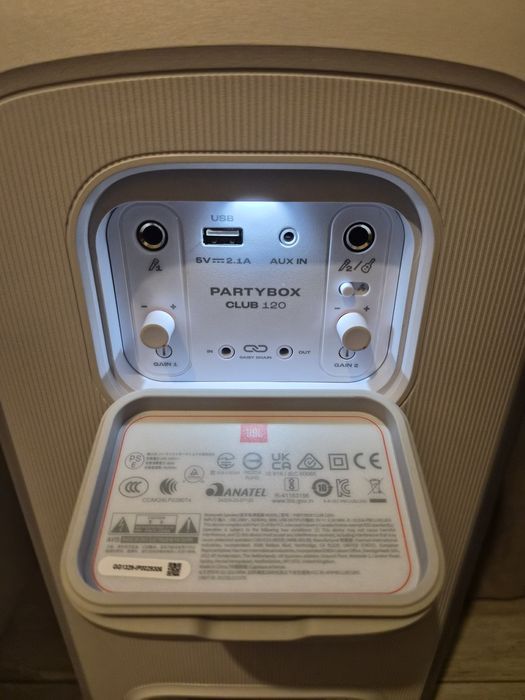 Boxa JBL PartyBox 120 albă