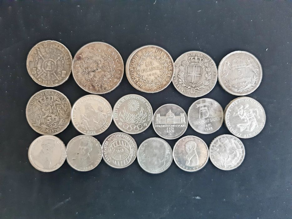 Lot monede argint Franta Germania