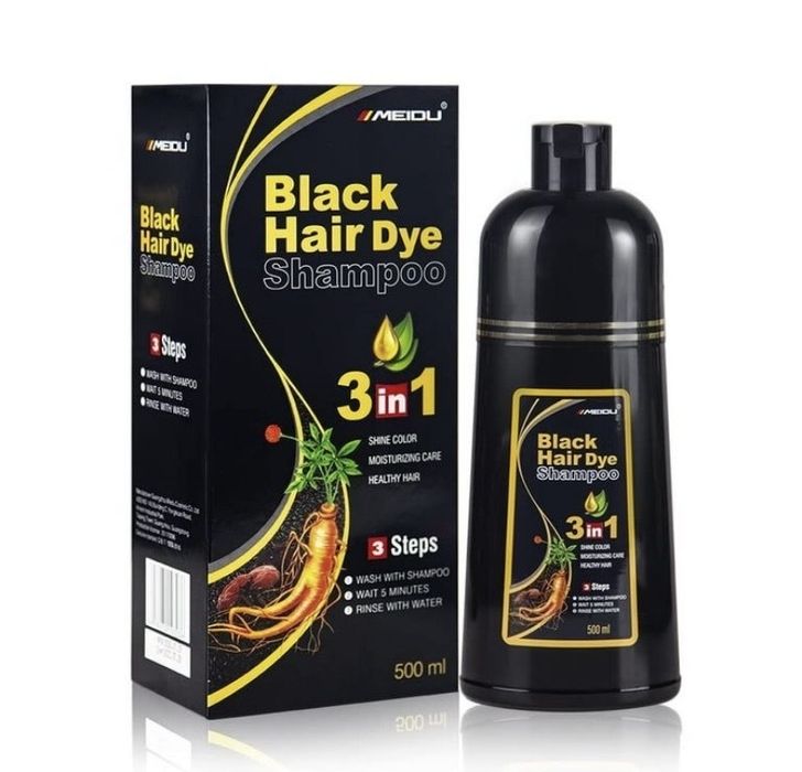 blach hair shampoo