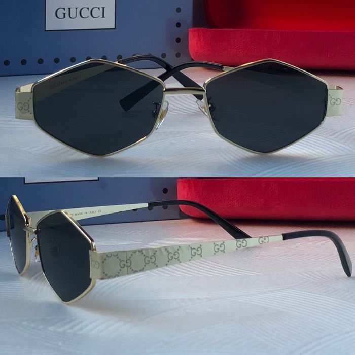 Дамски слънчеви очила ромб 3 цвята черни сребърни златни