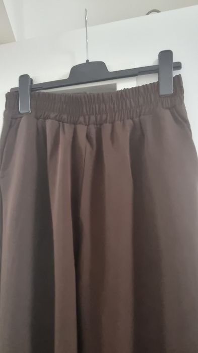 Pantalon evazat maro cafea xl
