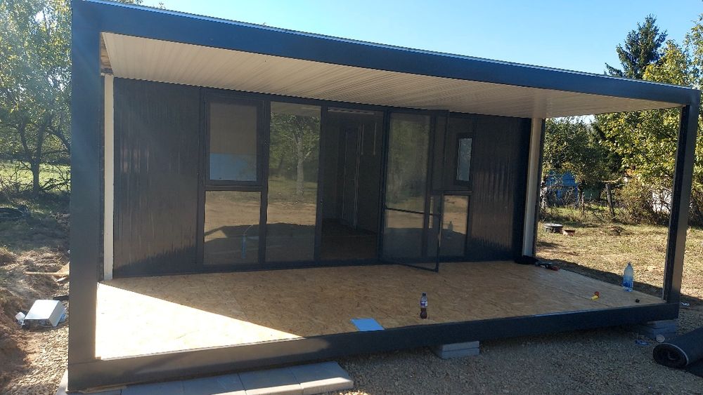 Vand container prezentare vitrina