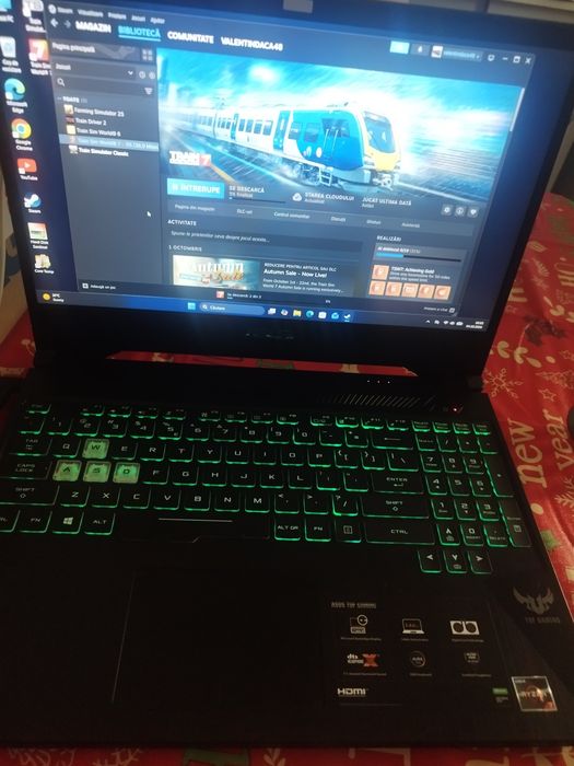 Schimb leptop de gaming rayzan 7