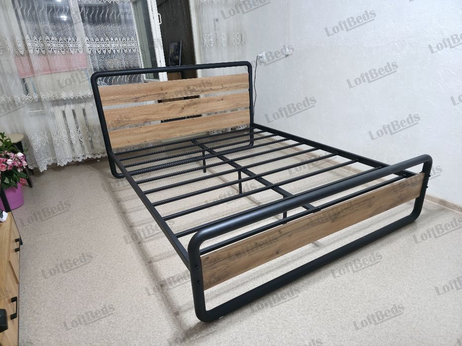 Односпальная и Двуспальная кровать MONTANA, Temir divan loft