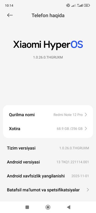 Redmi note 12 pro