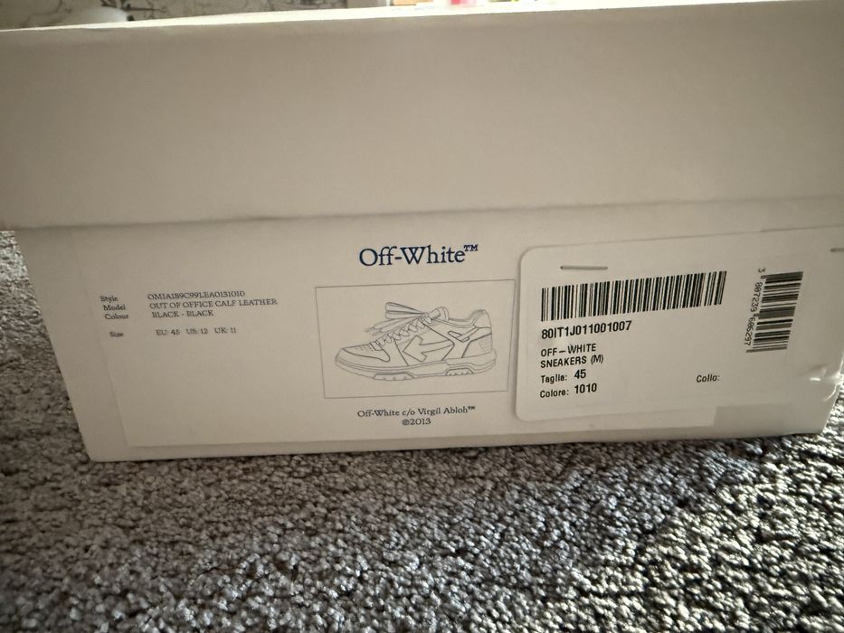 Shoes sneakers off white