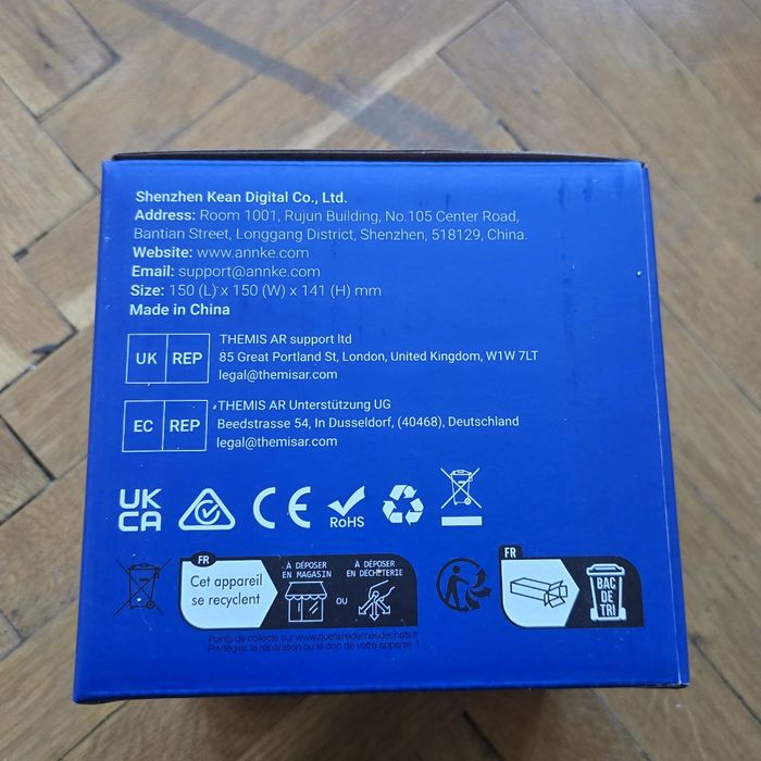 8 MP 4K камера видеонаблюдение Annke модел I91DS 4mm леща