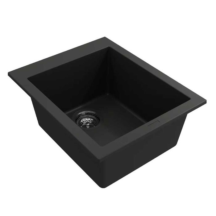 Chiuveta bucatarie granit CookingAid Cube ON4110 Negru Metalic