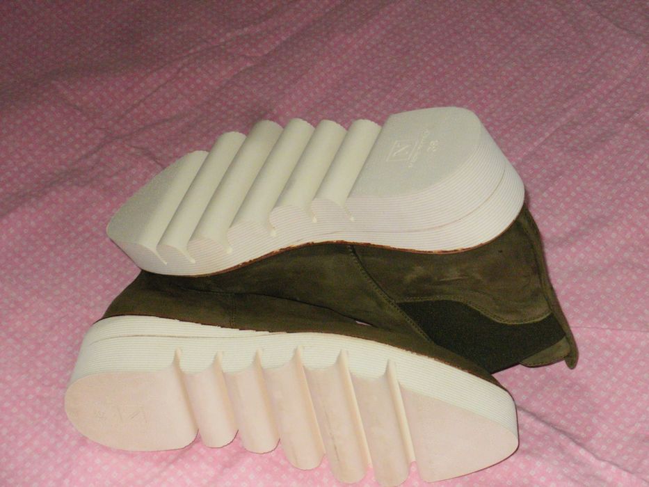 NUDE нови дамски боти естествена кожа 38