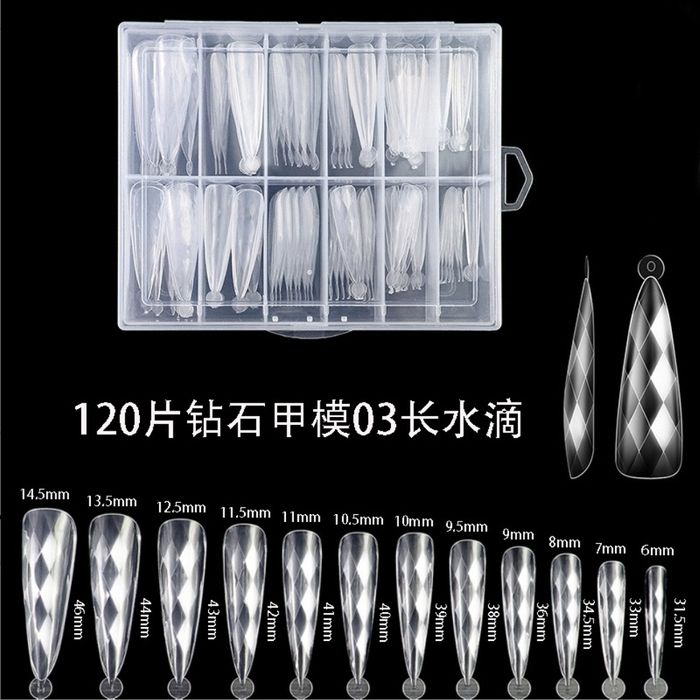 Для наращивания ногтей,брилиантовый рисунок