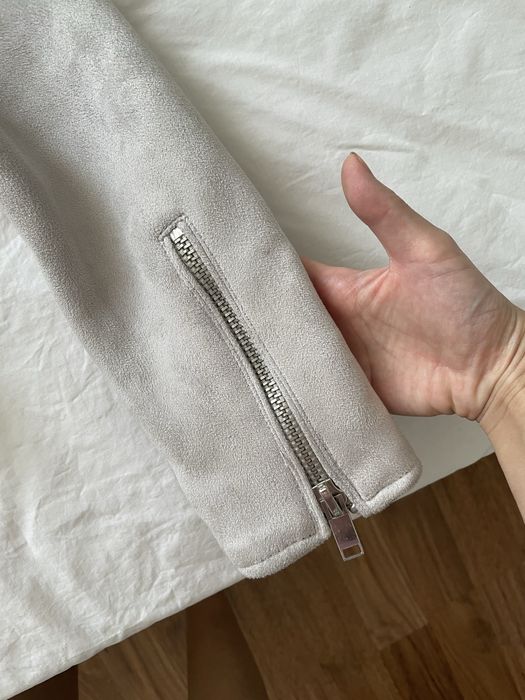 Замшевая косуха zara