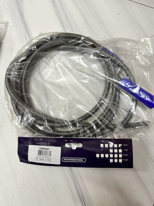 Трос- инструмент  для прочистки