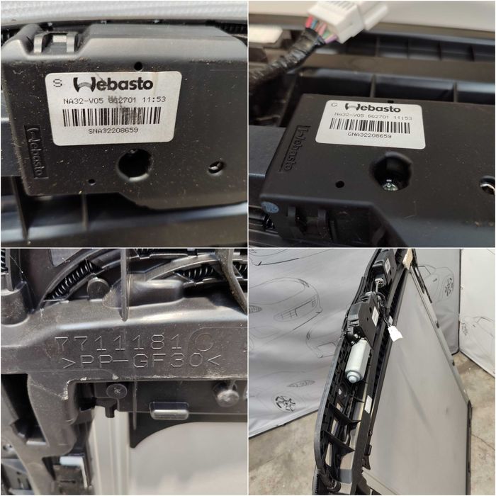 Ansamblu plafon panoramic sticlă Nissan X-Trail T32 2017 / [2014-2021] / (2E)