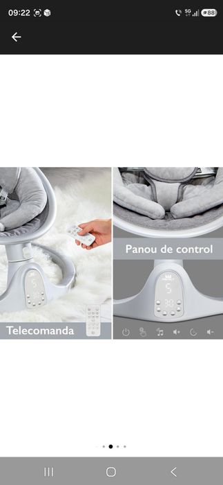 Leagăn Electric Bebeluși