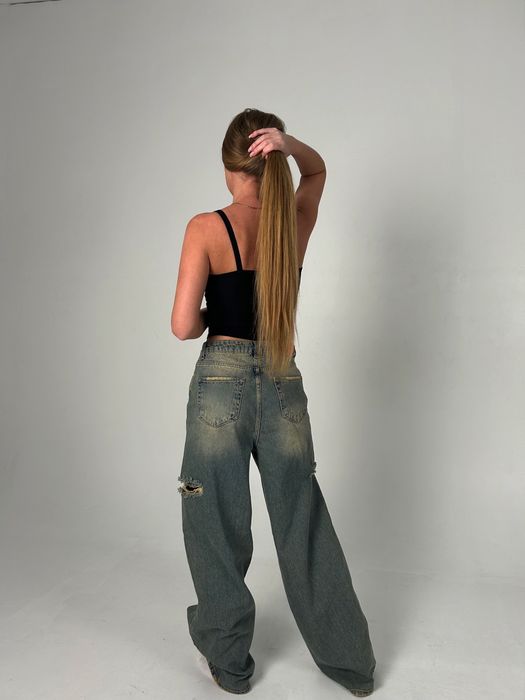 Джинсы багги 25,26р./Новые