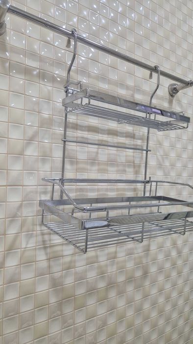 Навесные полки для кухни/ванной нержавейка
