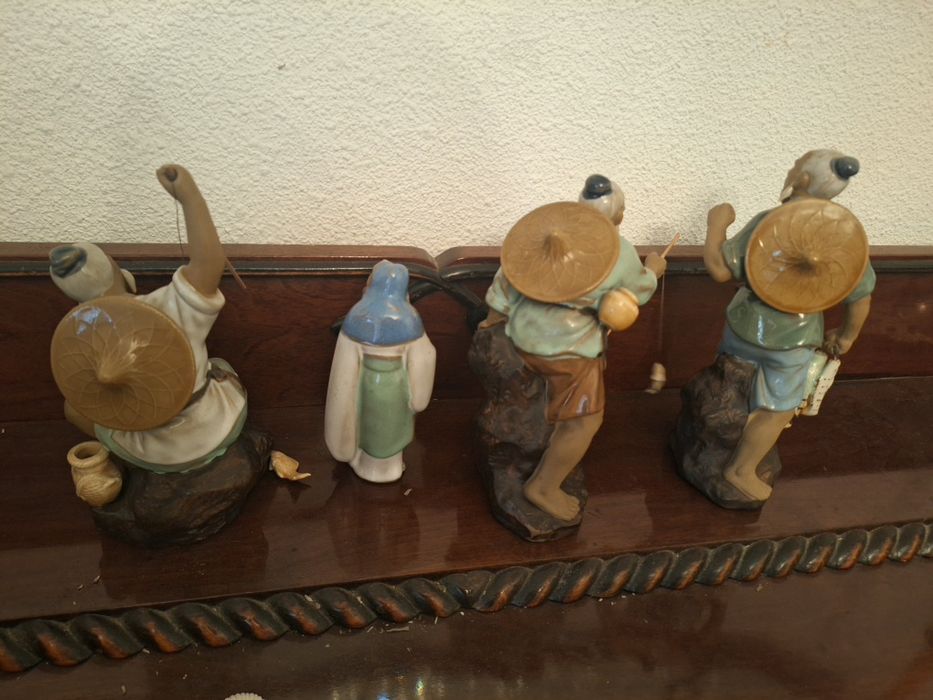 Figurine 4 pescari chinezi