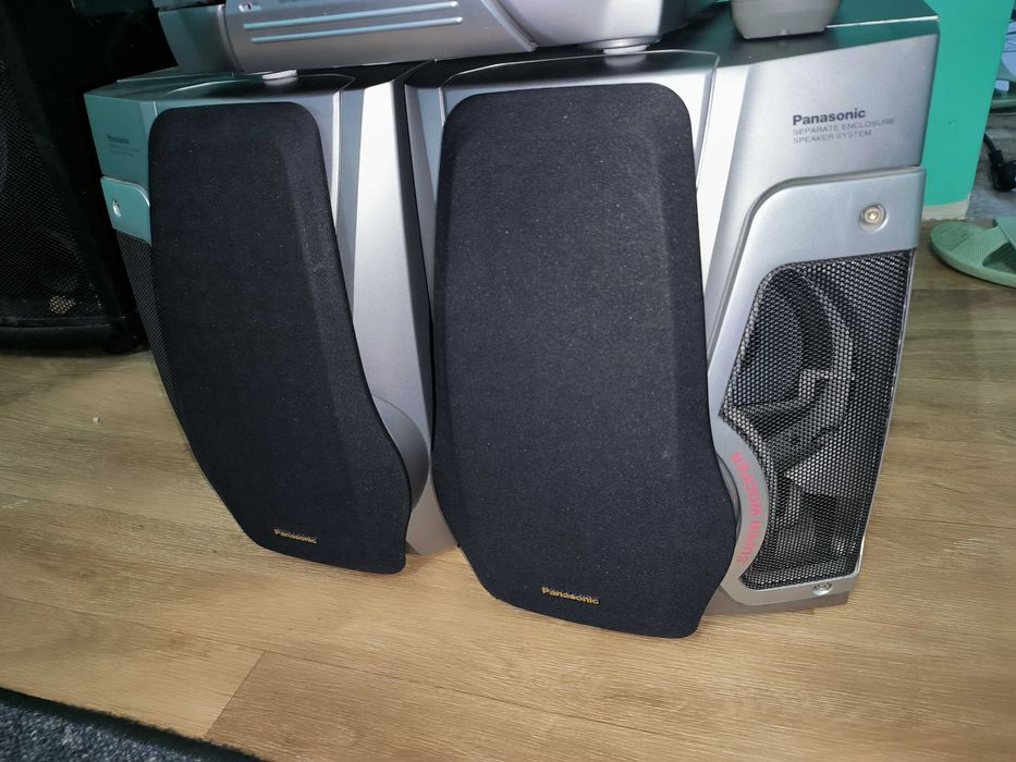 МОЩНА Panasonic аудио система – 5 CD, бас, дистанционно | ПЕРФЕКТНА