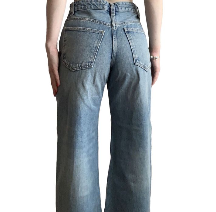 Дънки балон, сини, Зара