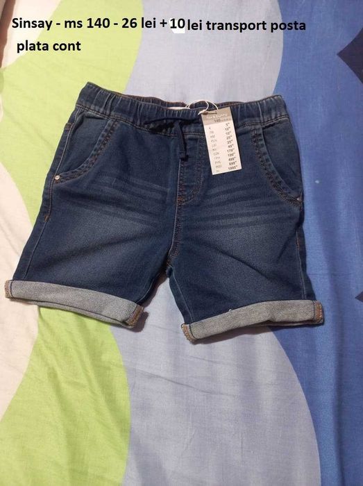 pantaloni scurti de blugi