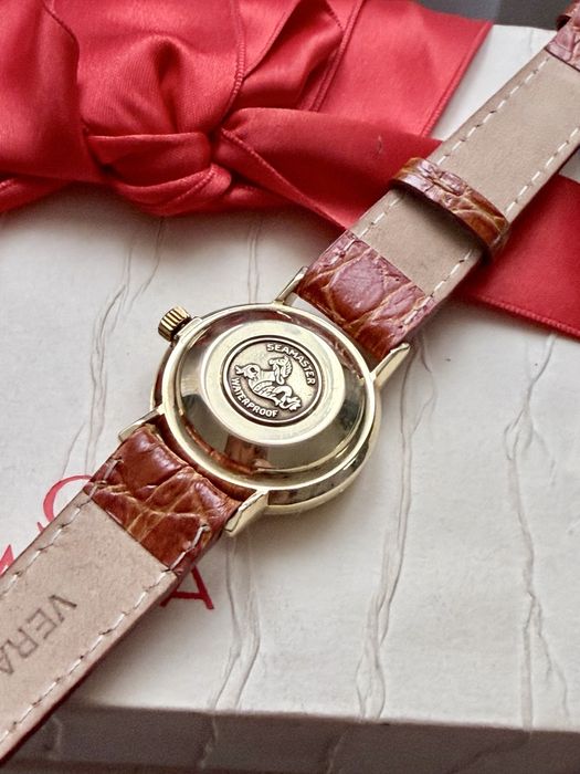 Ceas Aur Dama -Omega De Ville 18k ,Two-Tone Dial , BIJUTERIE