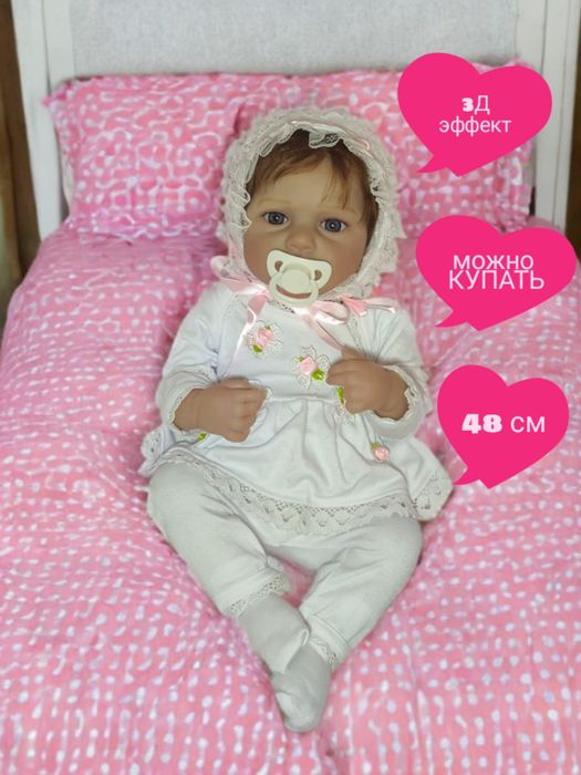 Реборн кукла Астана, 55см, девочка