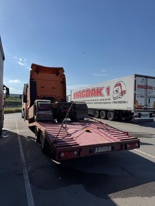 Platforme auto/Închiriere Trailer Transport cap tractor /utilaje / inchiriere trailer platforma containere/ utilaje ILFOV
