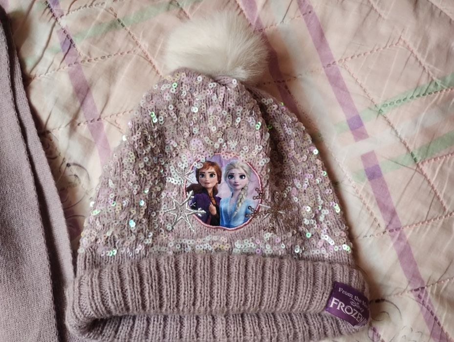 Зимни шапки за момиче и шал