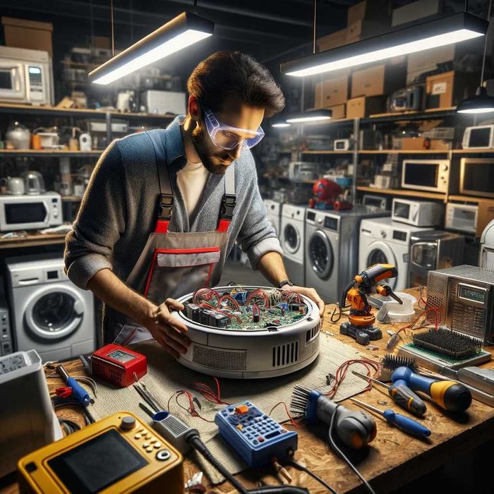 Ремонт роботов пылесосов и пылесосов