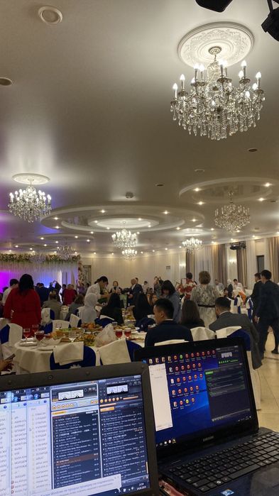 Аппаратура с музыкантом