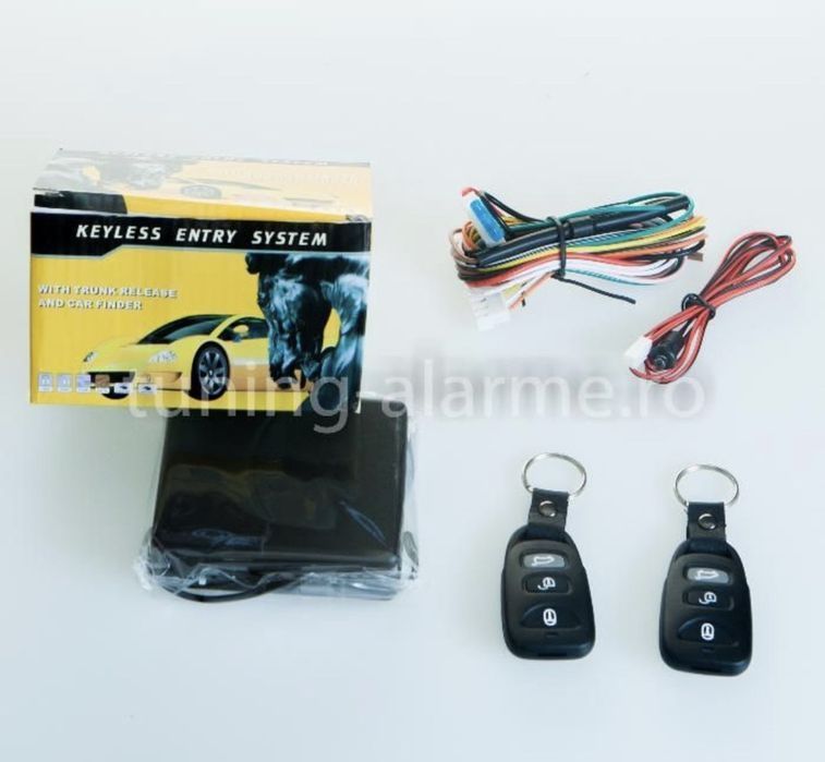 Modul inchidere centralizata auto cu 2 telecomenzi