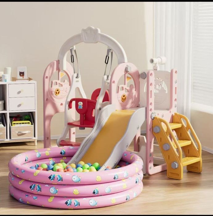 Даставка установка бесплатная Горка качели сухой бассейн миячик 150.