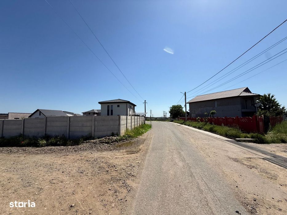 Teren de vânzare – Bălăceanca- toate utilitatile- strada asfaltata