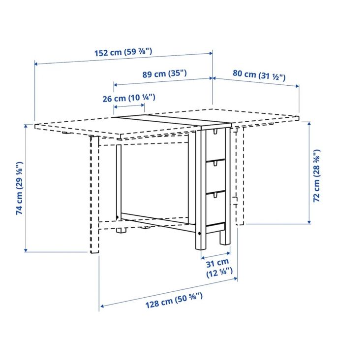 Стол раскладной IKEA