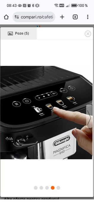 Delonghi magnifica EVO stare excelenta