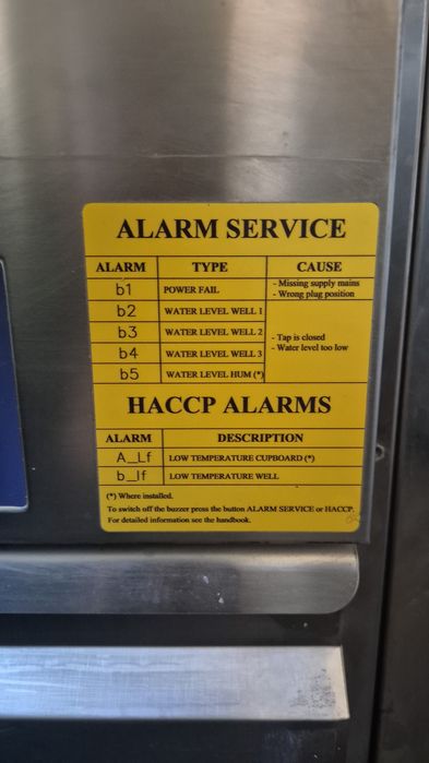 Vitrina  calda de inox