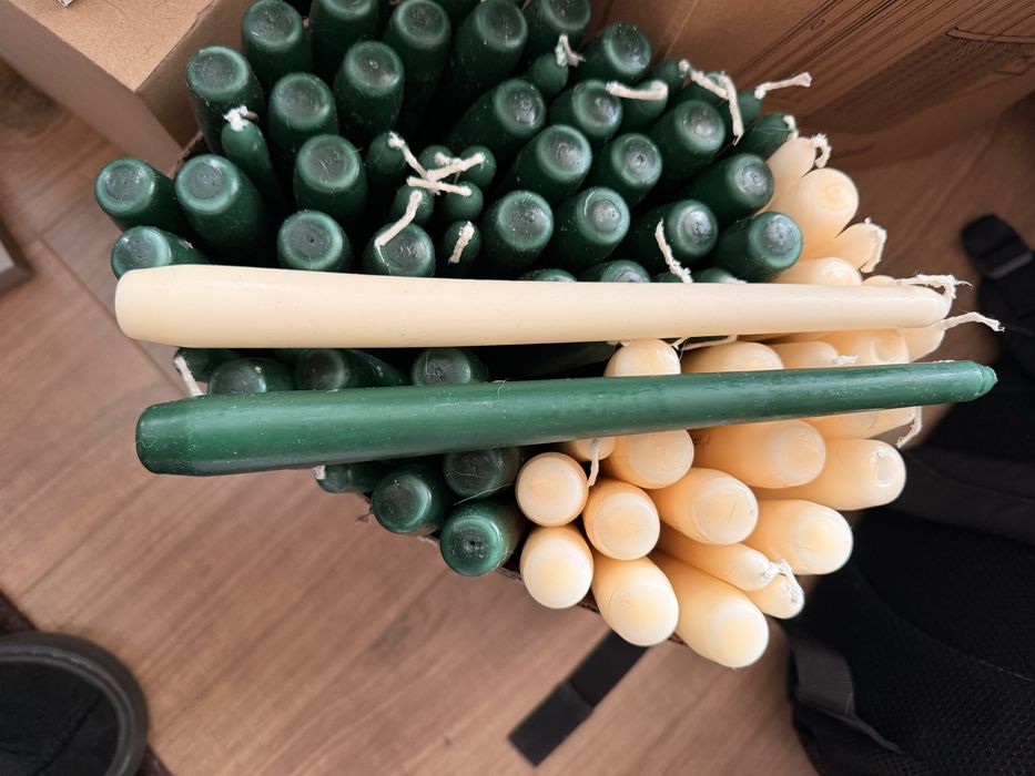 Свещи 10 бр - 24 см