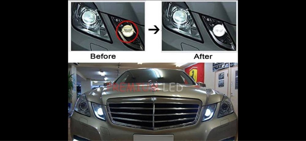 Дневни лед светлини за Мерцедес