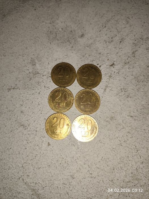 6 buc de :20 lei an 1996 :50 lei 1 Buc
