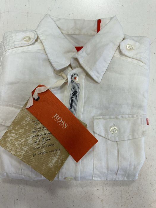 BOSS детска риза 100%лен с етикет 6г/116см